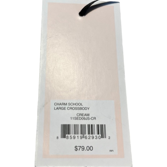 *NWT* Juicy Couture Womens Charm School Satchel Handbag in Cream - Picture 4 of 9